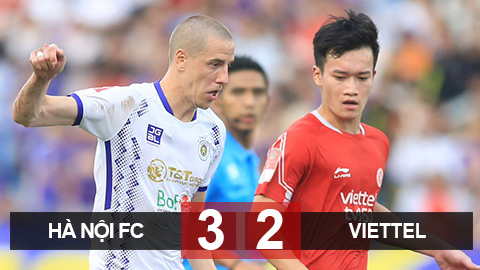 Kết quả Hà Nội FC 3-2 Viettel: Hà Nội FC giành ngôi Á quân V.League 2023